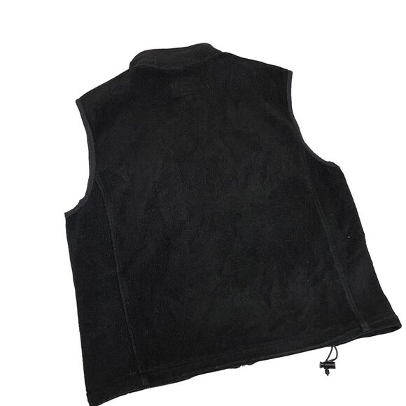 J Crew Vest Mens L Black Fleece VTG USA 90s Full Zip Multiglisse Transitional - Picture 8 of 10